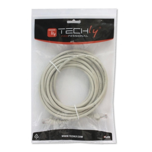 Patch Cord Kat5e U/utp 1.5m Szary Soho Cca Techly